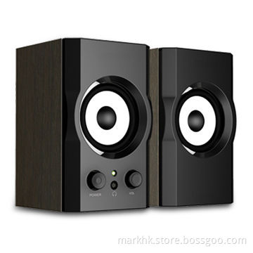 2.0 Computer Speakers with 40Hz to 20kHz Frequency Response, 12W Total Peak Power